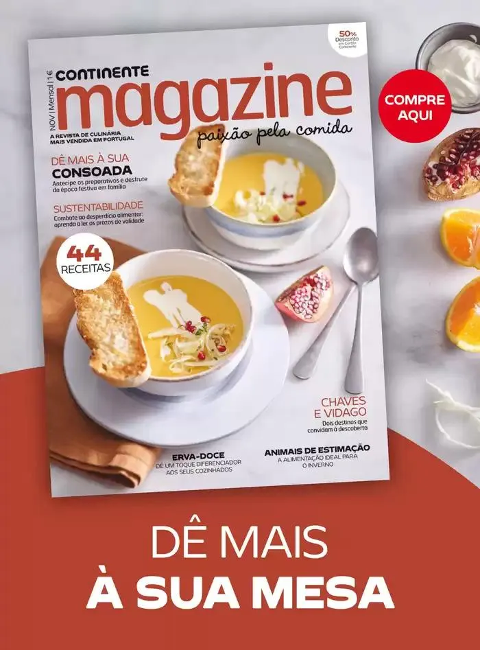 Folheto Continente Magazine: Paixão pela comida de 29 de outubro até 31 de janeiro 2025 - Pagina 37