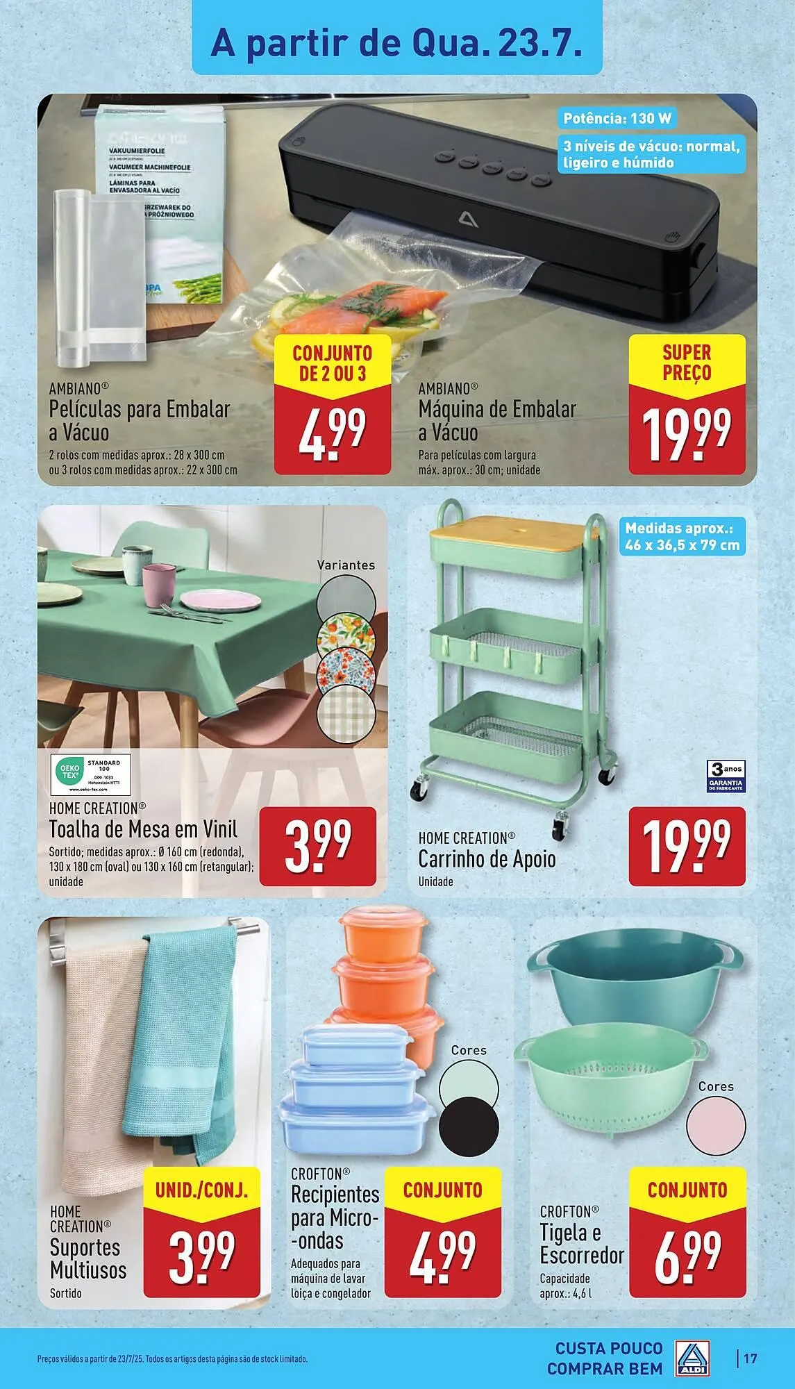 Folheto Folheto ALDI de 21 de julho até 27 de julho 2025 - Pagina 17