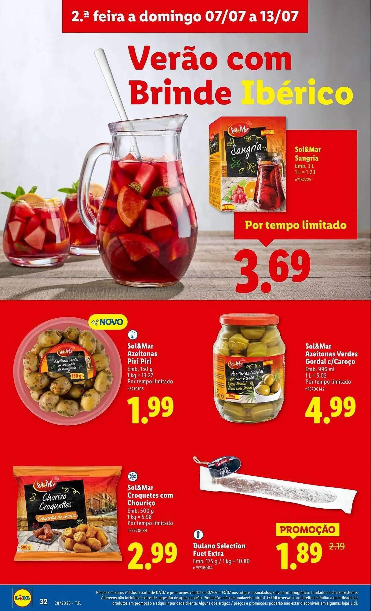 Folheto Folheto Lidl de 7 de julho até 13 de julho 2025 - Pagina 32