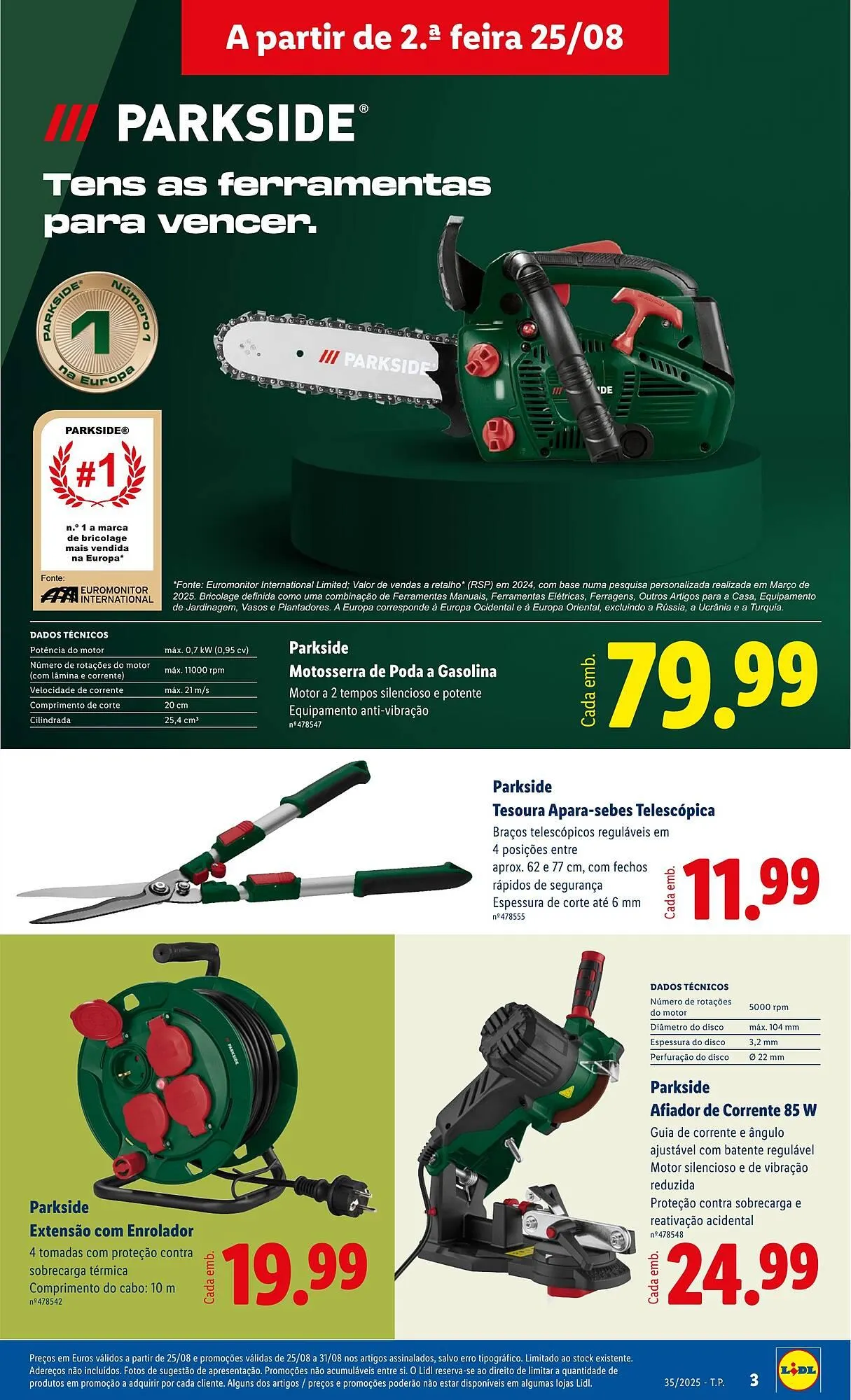 Folheto Folheto Lidl de 25 de agosto até 31 de agosto 2025 - Pagina 3