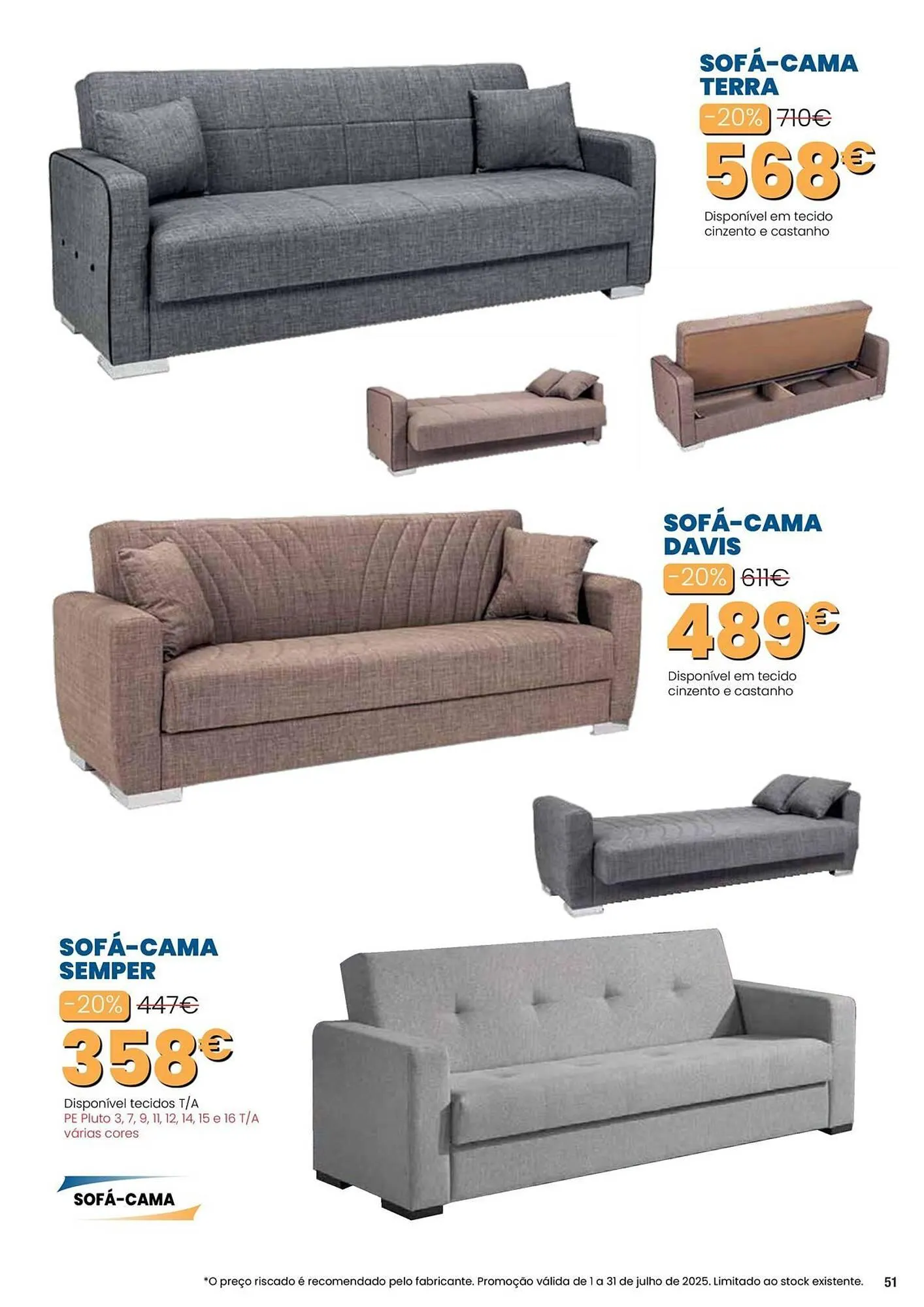 Folheto Folheto Hiper Centro do Móvel de 1 de julho até 31 de julho 2025 - Pagina 51