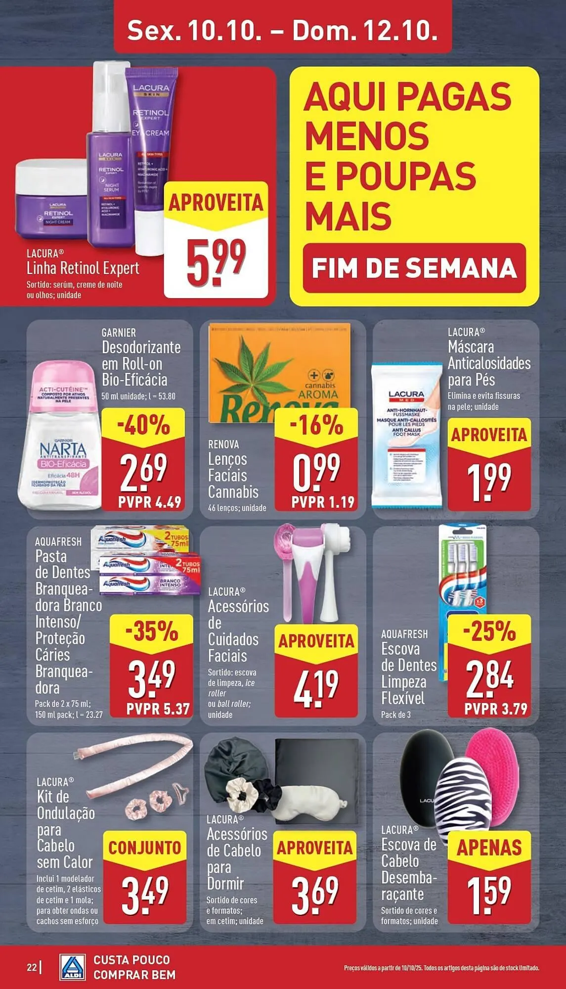 Folheto Folheto ALDI de 6 de outubro até 12 de outubro 2025 - Pagina 22