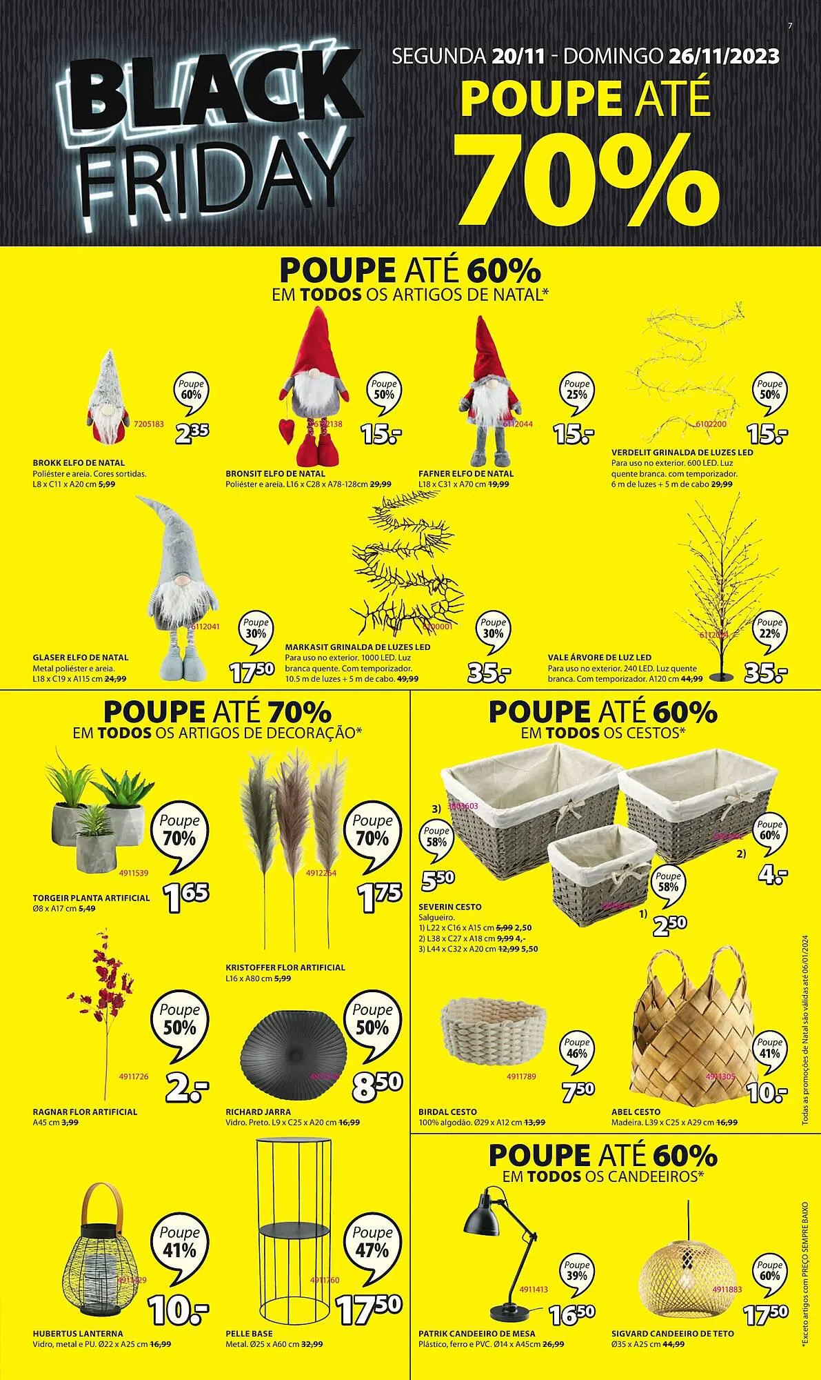 Folheto Folheto Jysk de 17 de novembro até 26 de novembro 2023 - Pagina 7