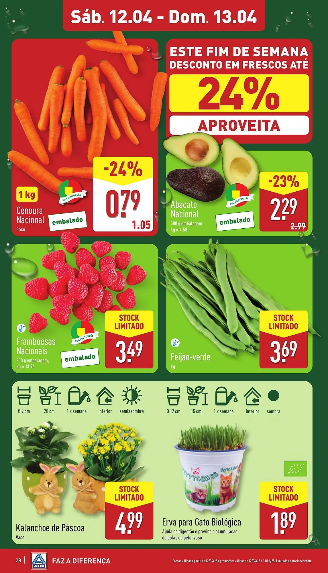 Folheto Folheto ALDI de 9 de abril até 15 de abril 2025 - Pagina 28