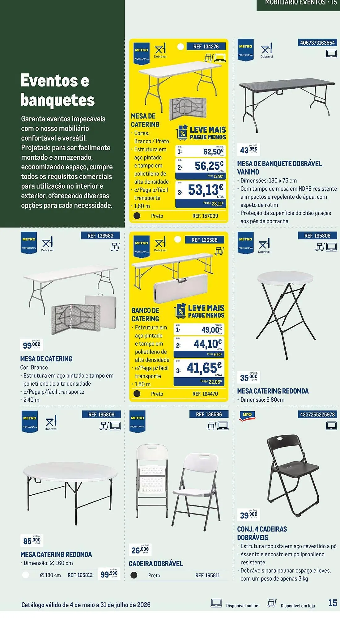 Folheto Catálogo Makro de 4 de maio até 31 de julho 2026 - Pagina 15