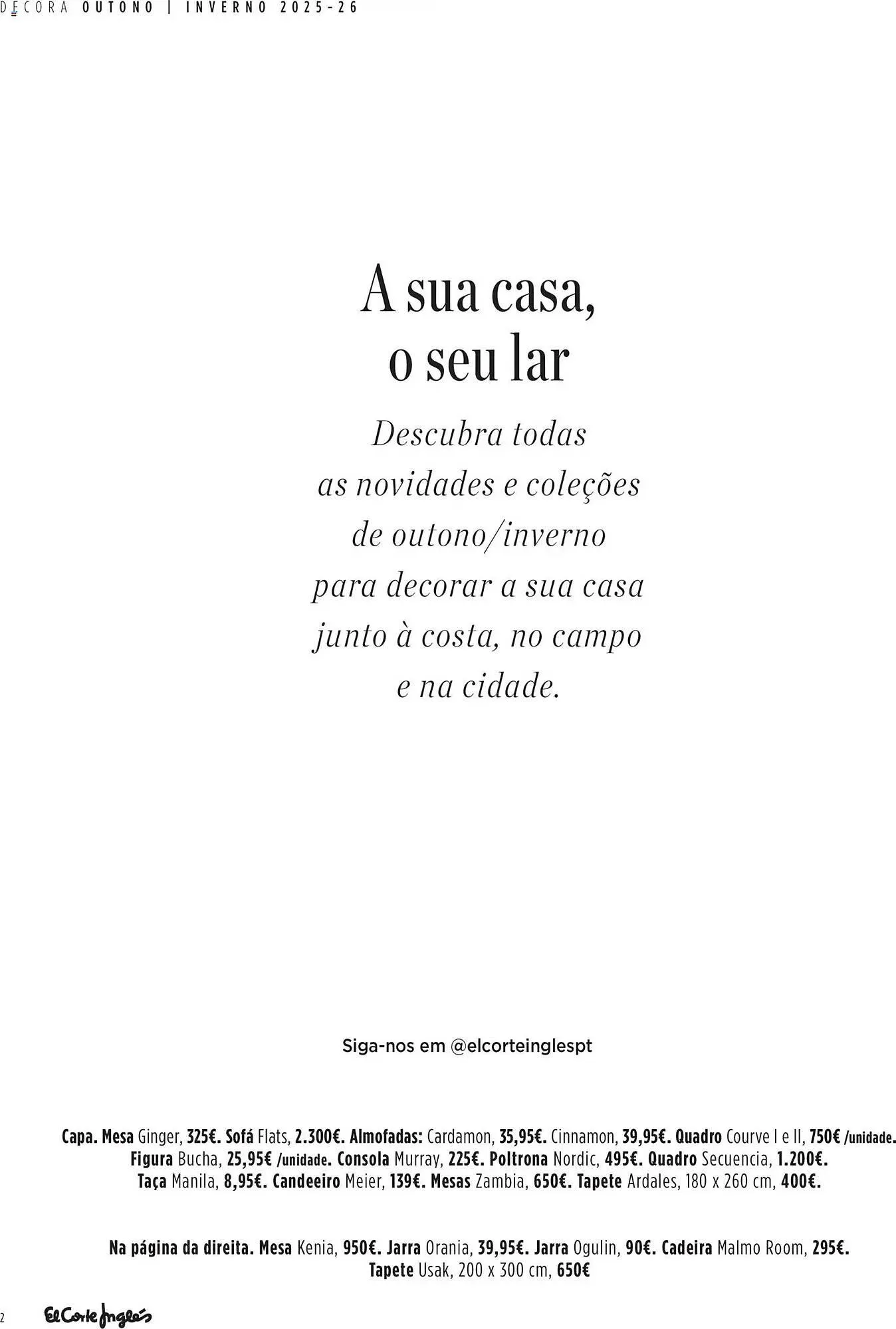 Folheto Folheto El Corte Inglés de 23 de outubro até 1 de março 2026 - Pagina 2