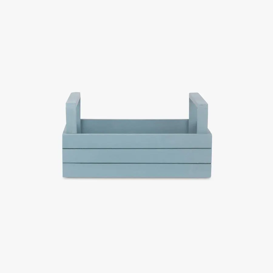 Caixa madeira azul claro 29x18cm WOODY