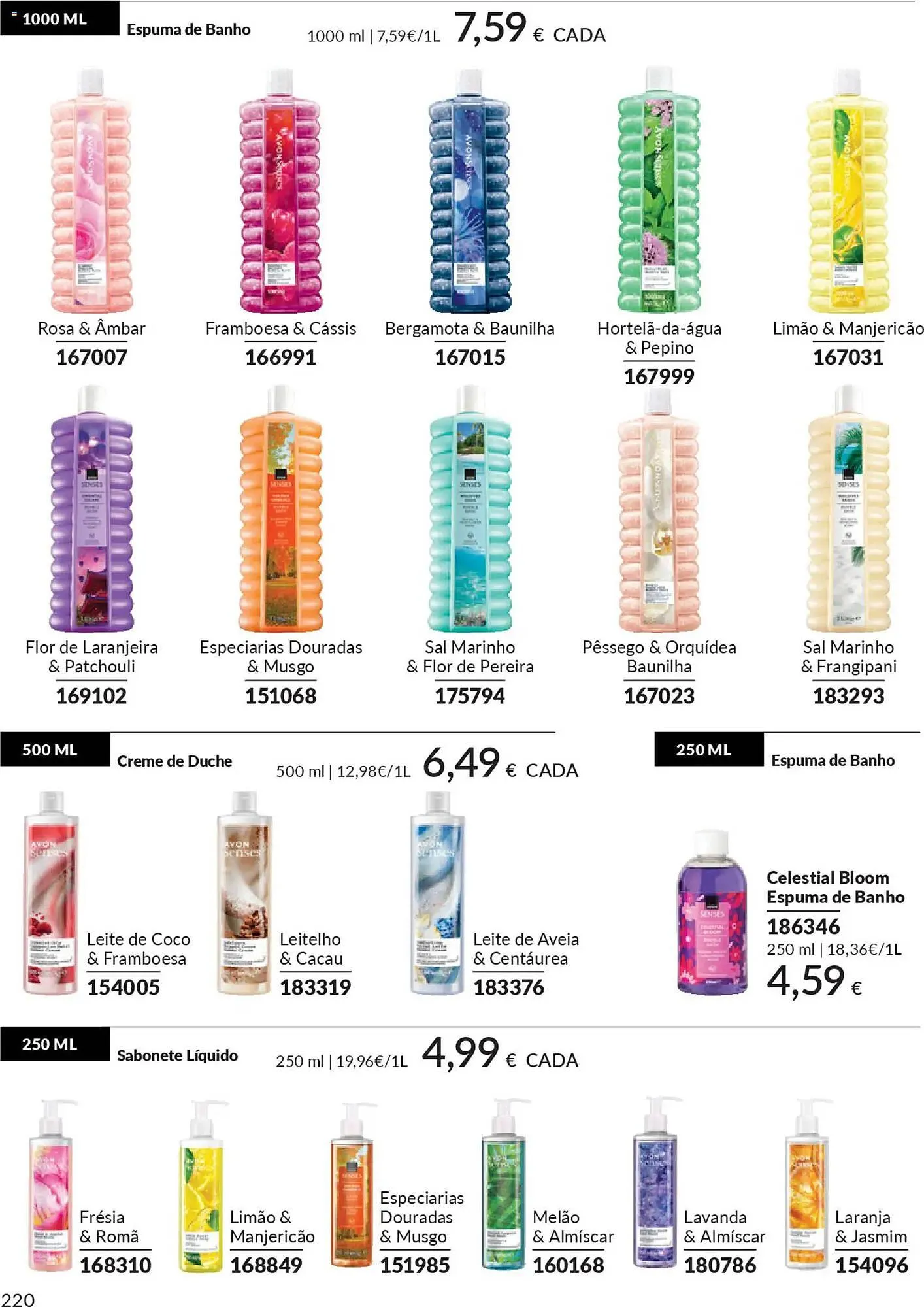 Folheto Catálogo Avon de 1 de novembro até 1 de dezembro 2025 - Pagina 220