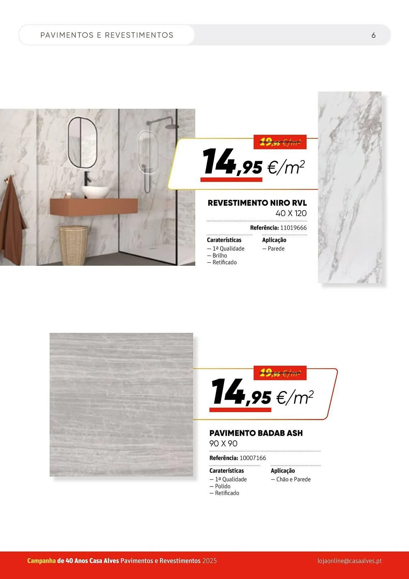 Folheto Folheto Casa Alves de 1 de abril até 31 de agosto 2025 - Pagina 6