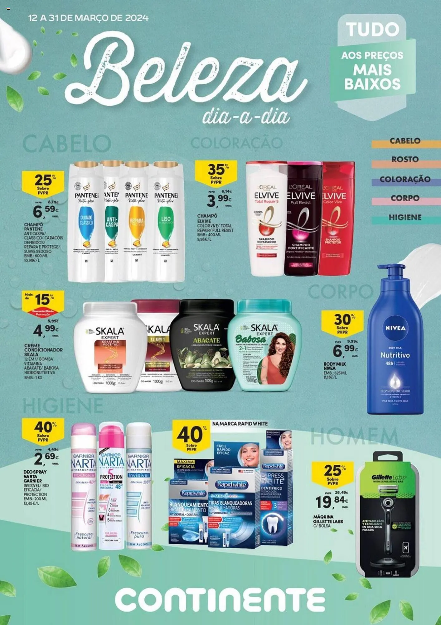 Folheto Folheto Continente de 12 de março até 31 de março 2024 - Pagina 1