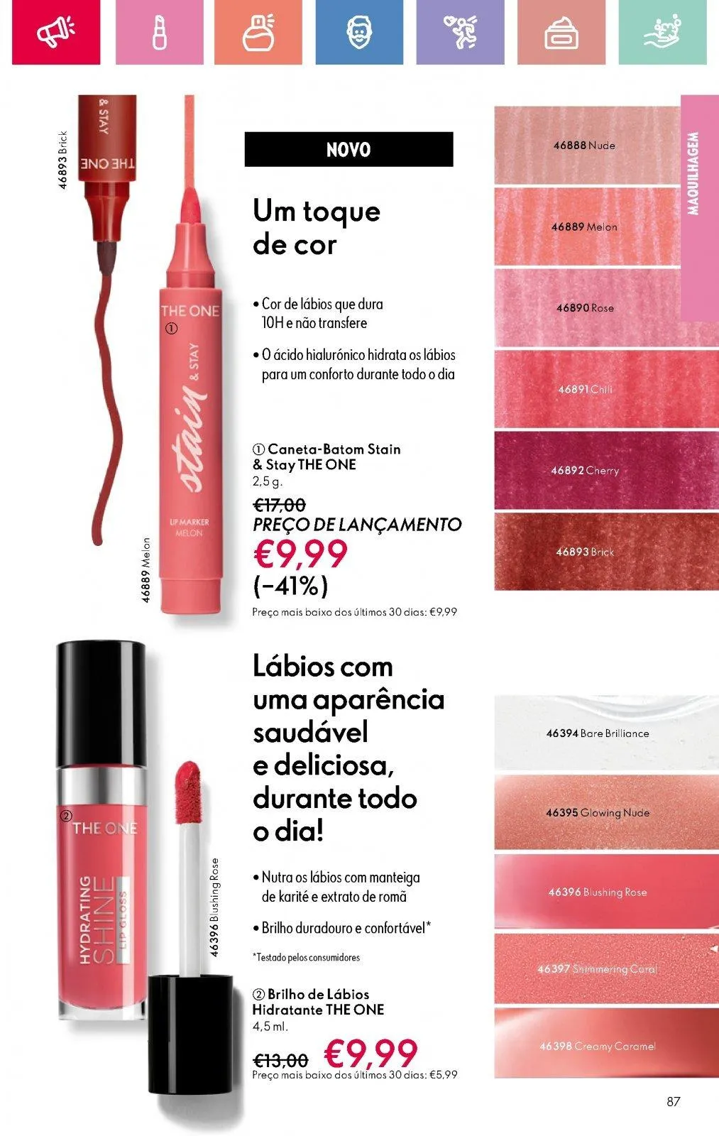 Folheto Folheto de Oriflame até 05.07.2025 de 18 de junho até 5 de julho 2025 - Pagina 87