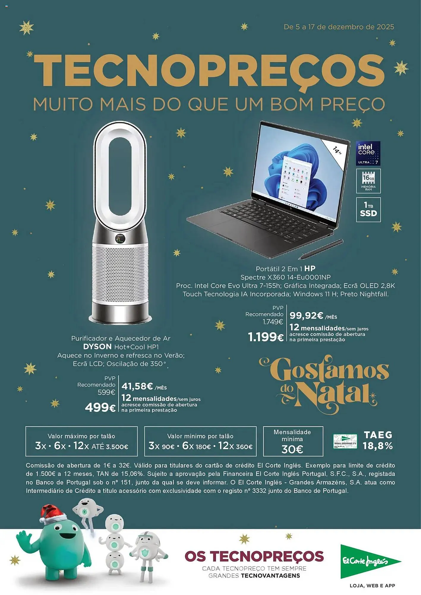 Folheto Folheto El Corte Inglés de 5 de dezembro até 18 de dezembro 2025 - Pagina 1