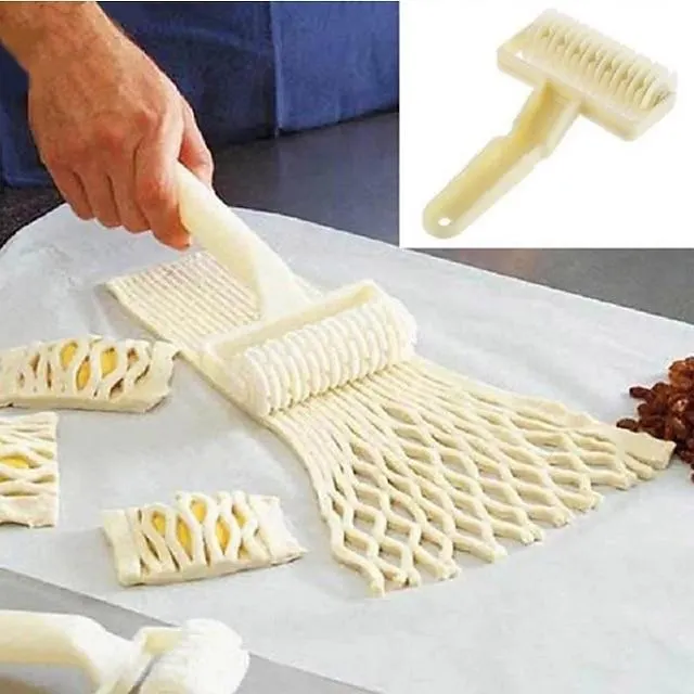 cutter deeg roller mes rooster cutter pasta tool plastic bakken tool cookie pie pizza gebak rooster roller cutter craft