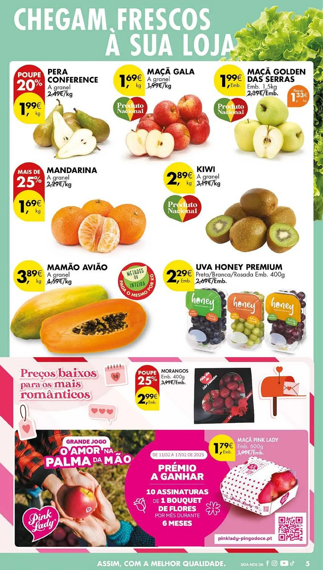 Folheto Folheto Pingo Doce de 11 de fevereiro até 17 de fevereiro 2025 - Pagina 7