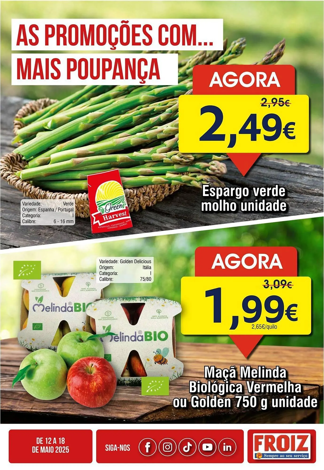 Folheto Folheto Froiz de 12 de maio até 18 de maio 2025 - Pagina 1