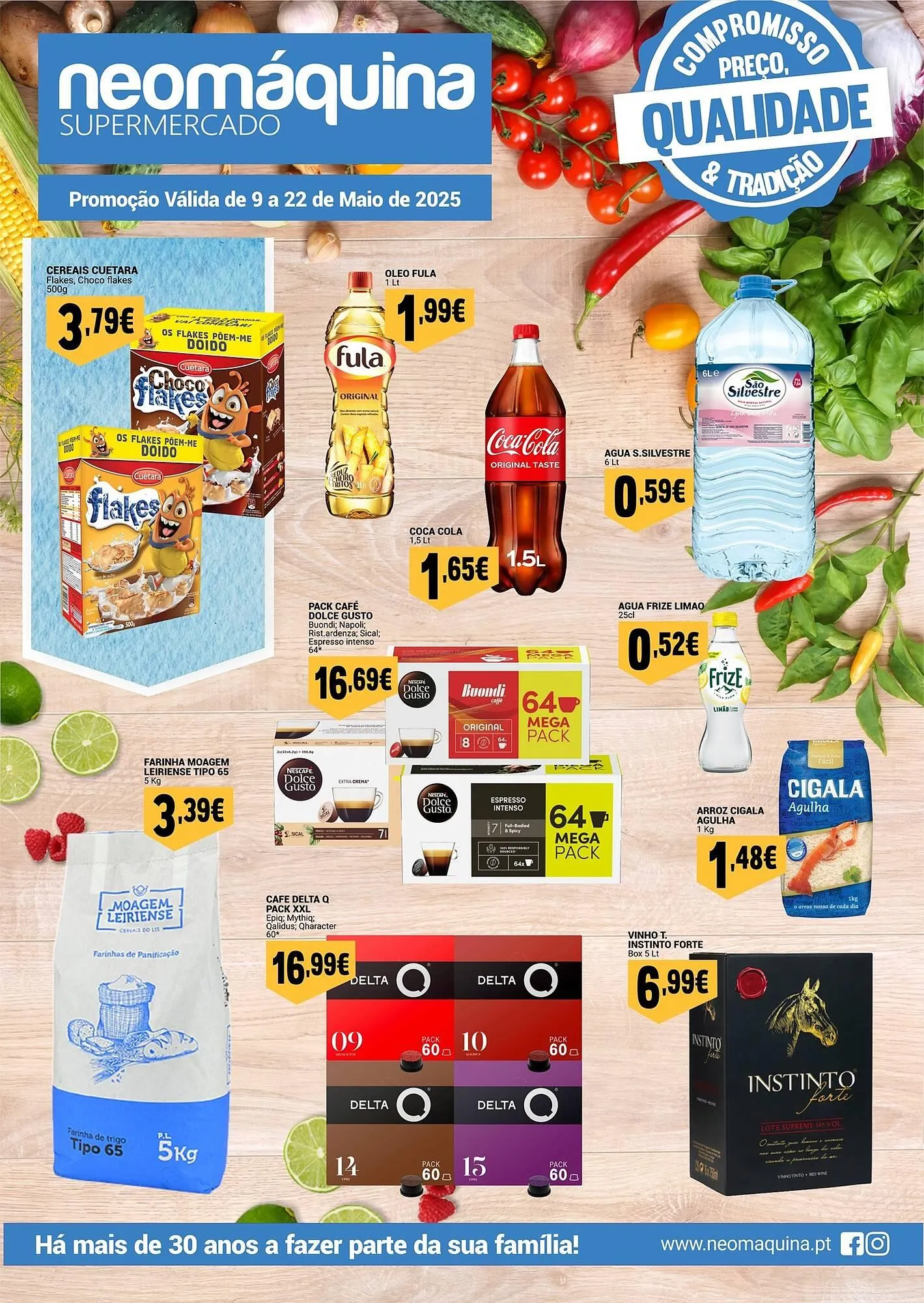 Folheto Folheto Neomáquina de 9 de maio até 22 de maio 2025 - Pagina 1