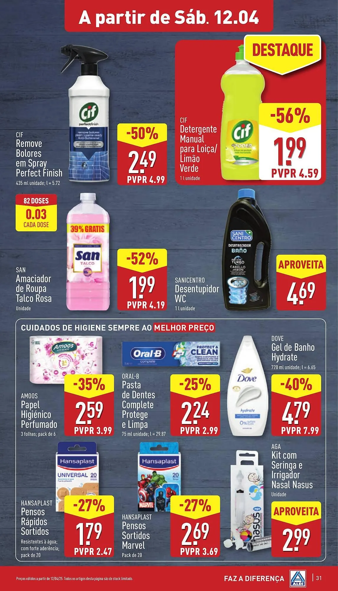 Folheto Folheto ALDI de 9 de abril até 15 de abril 2025 - Pagina 31