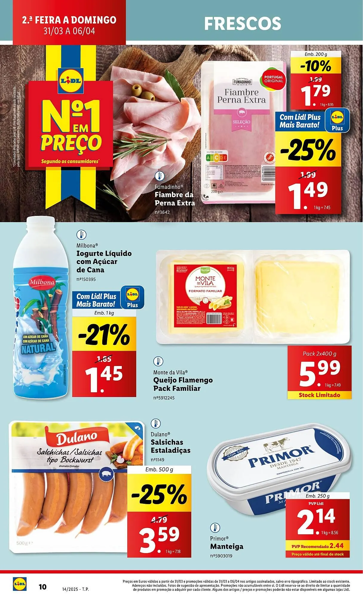 Folheto Folheto Lidl de 31 de março até 6 de abril 2025 - Pagina 10
