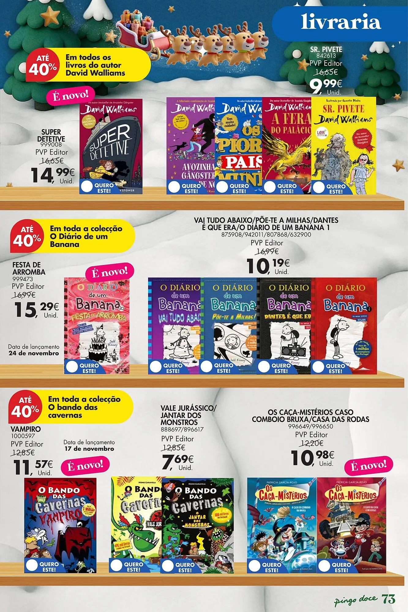 Folheto Folheto Pingo Doce de 18 de novembro até 5 de janeiro 2026 - Pagina 73