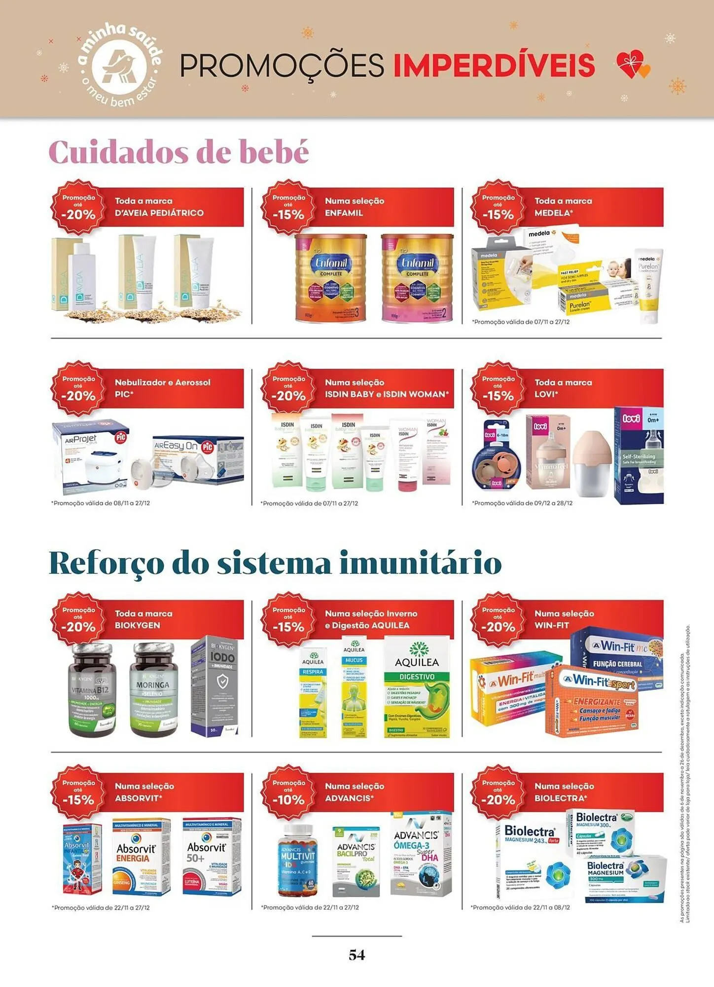 Folheto Folheto Auchan de 6 de novembro até 26 de dezembro 2025 - Pagina 54