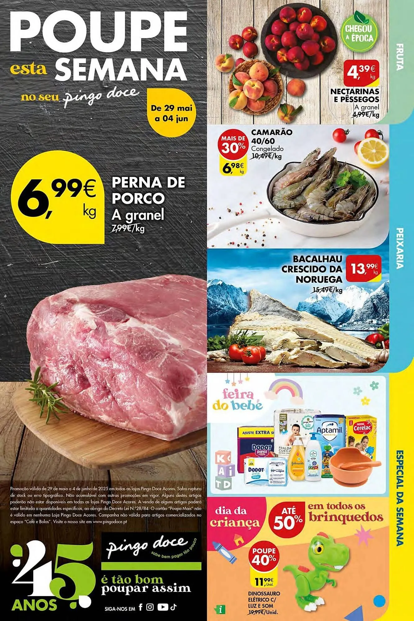Folheto Folheto Pingo Doce de 29 de maio até 4 de junho 2025 - Pagina 1