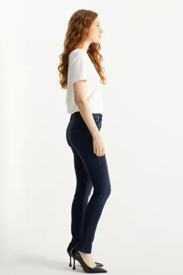 Slim jeans - mid-rise waist - LYCRA®
