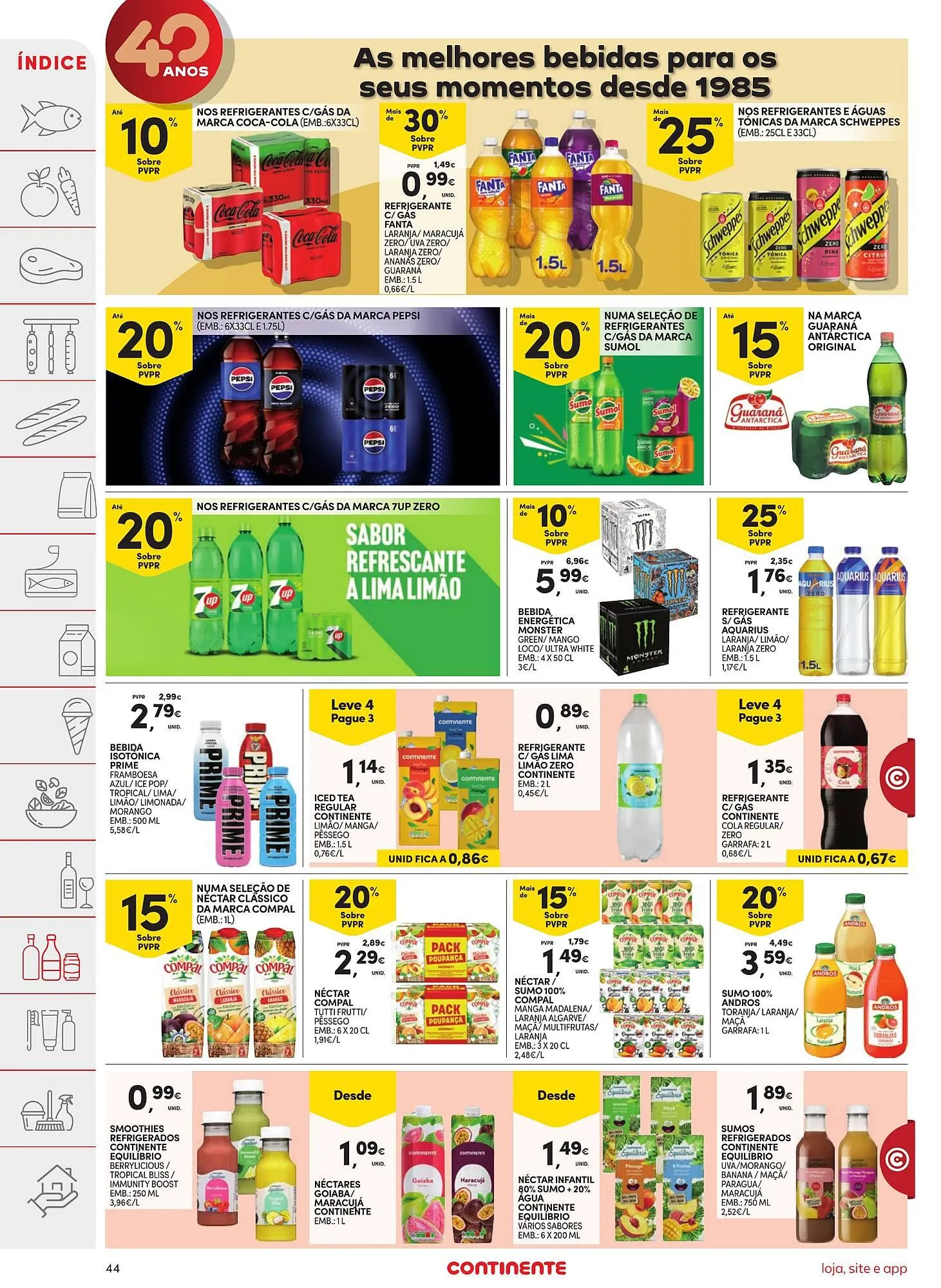 Folheto Folheto Continente de 18 de março até 24 de março 2025 - Pagina 44
