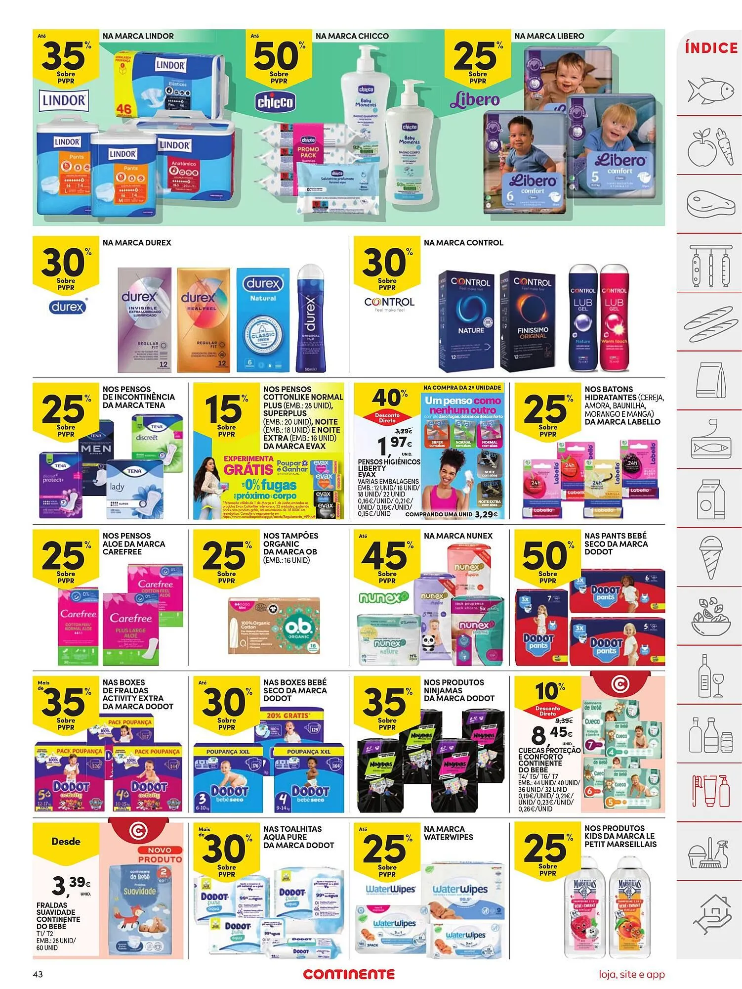 Folheto Folheto Continente de 17 de março até 23 de março 2026 - Pagina 43