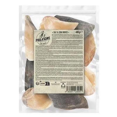 Phil & Sons cascos de vitela e de vaca para cães