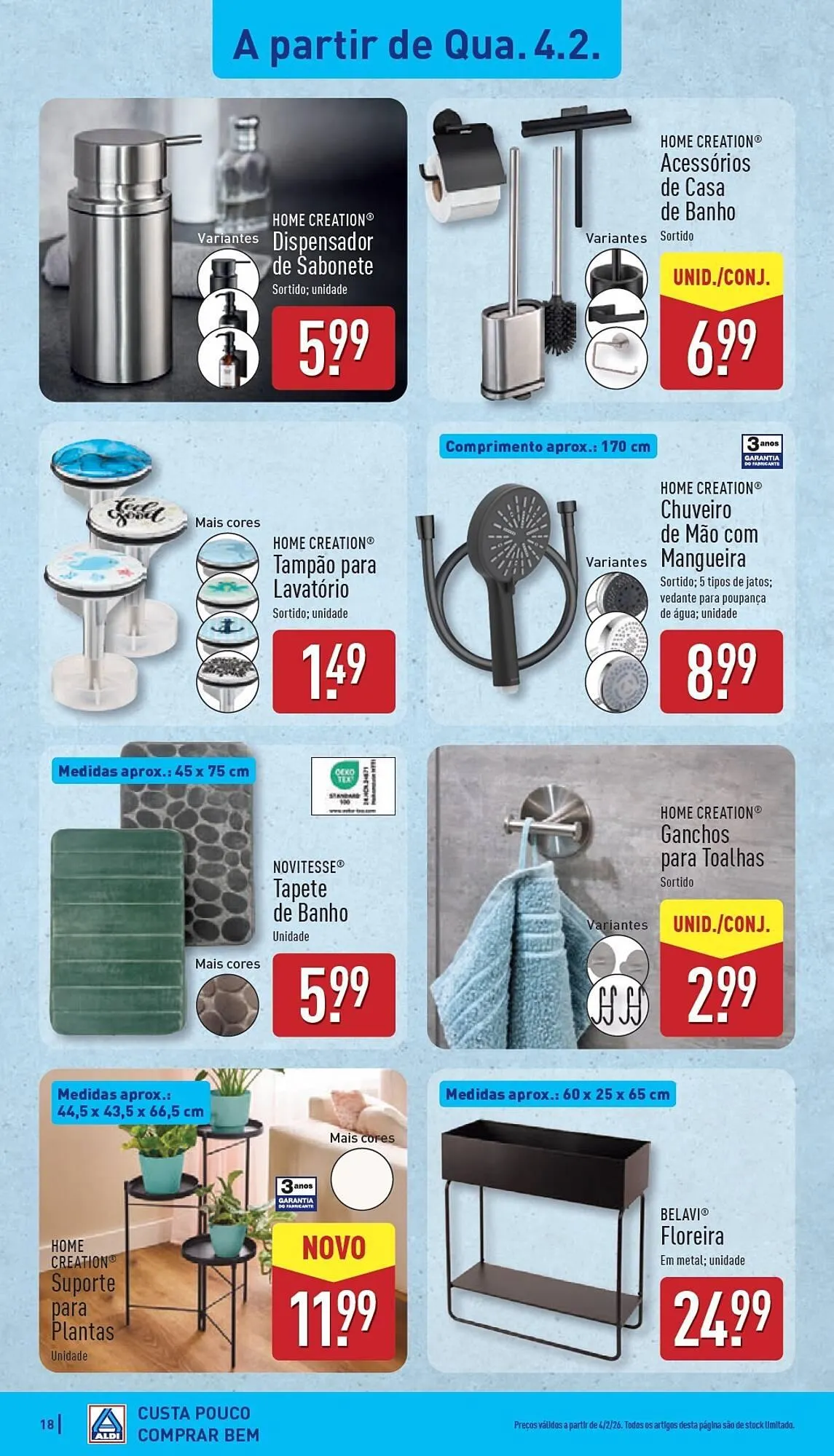 Folheto Folheto ALDI de 2 de fevereiro até 8 de fevereiro 2026 - Pagina 18