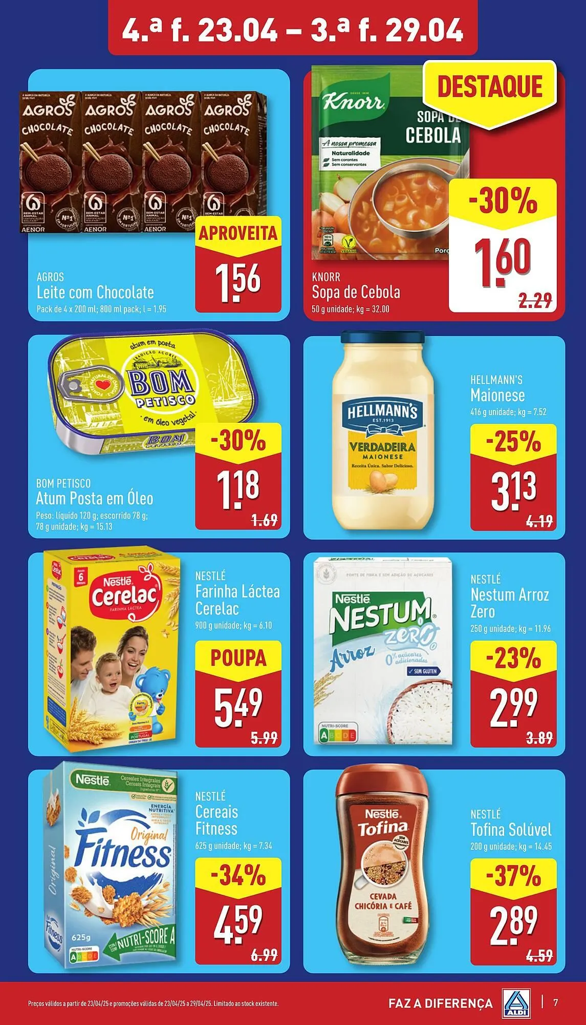 Folheto Folheto ALDI de 23 de abril até 29 de abril 2025 - Pagina 7