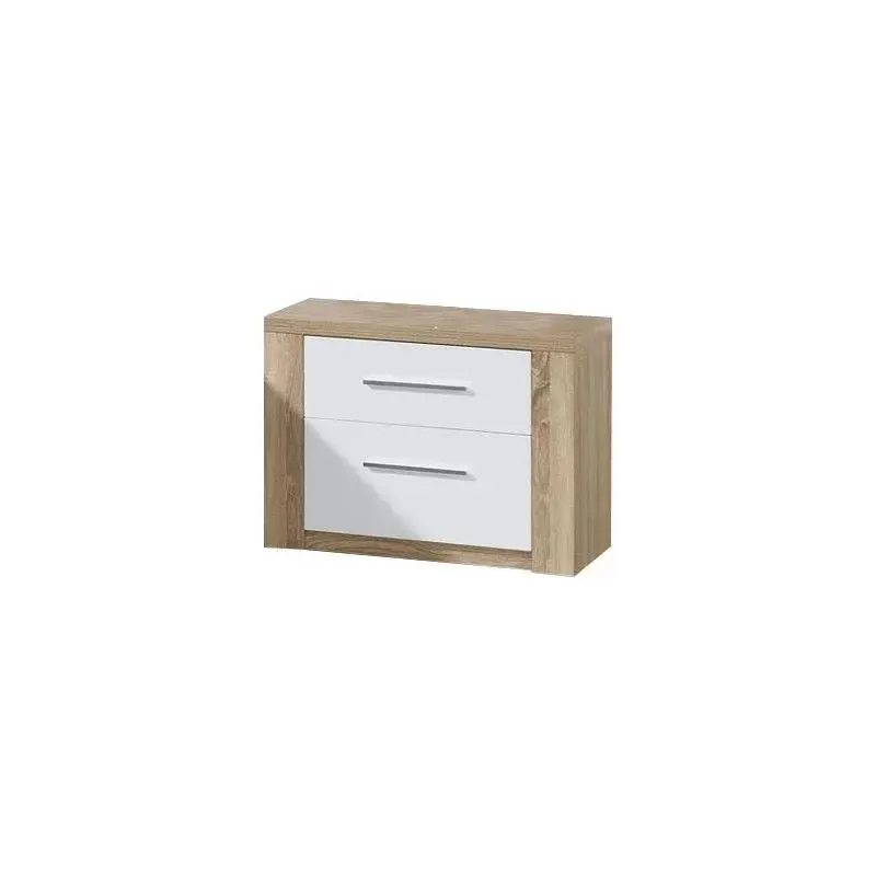 Mesa de cabeceira Paris Natura Branco