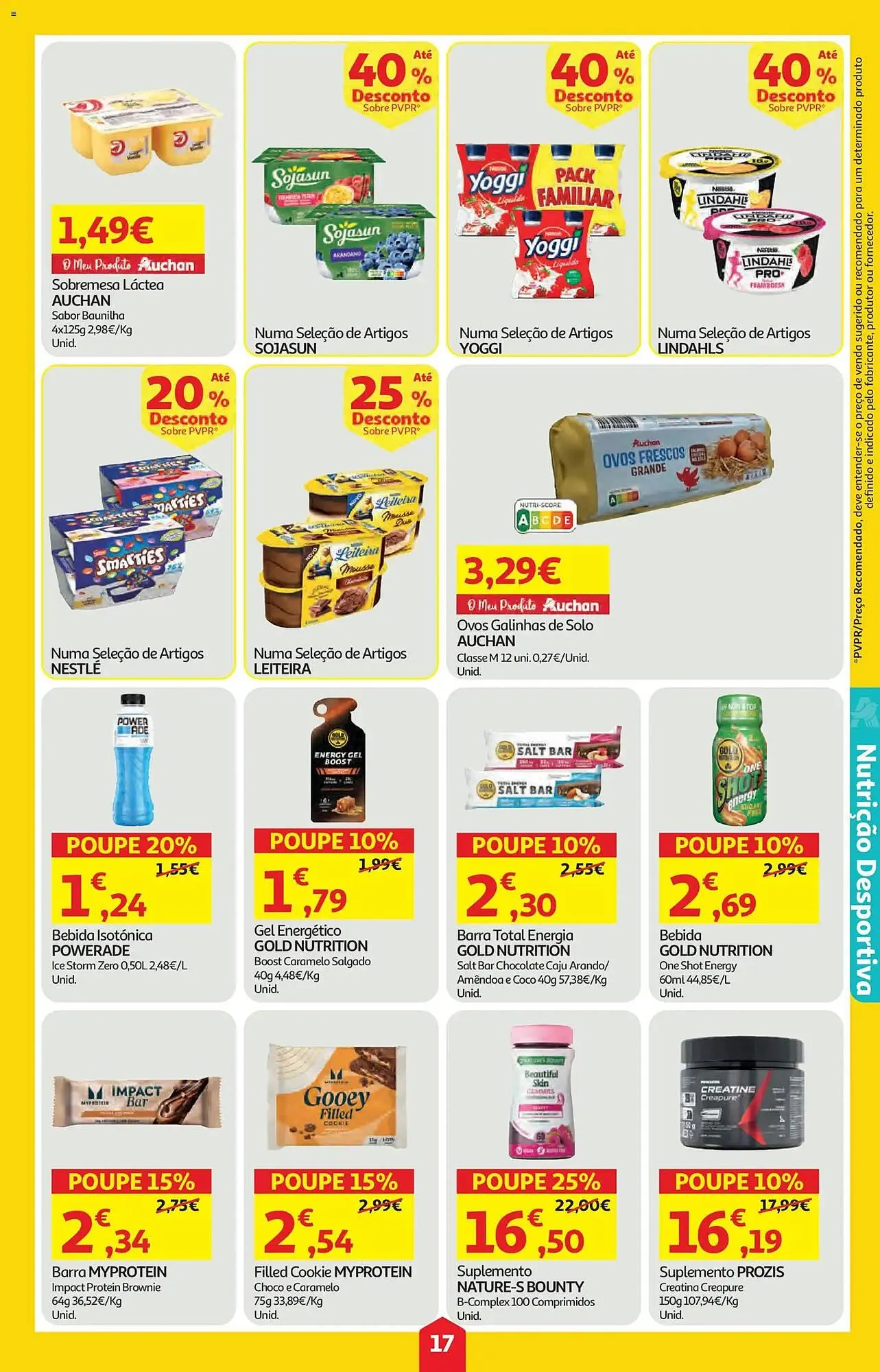 Folheto Folheto Auchan de 9 de abril até 16 de abril 2026 - Pagina 17
