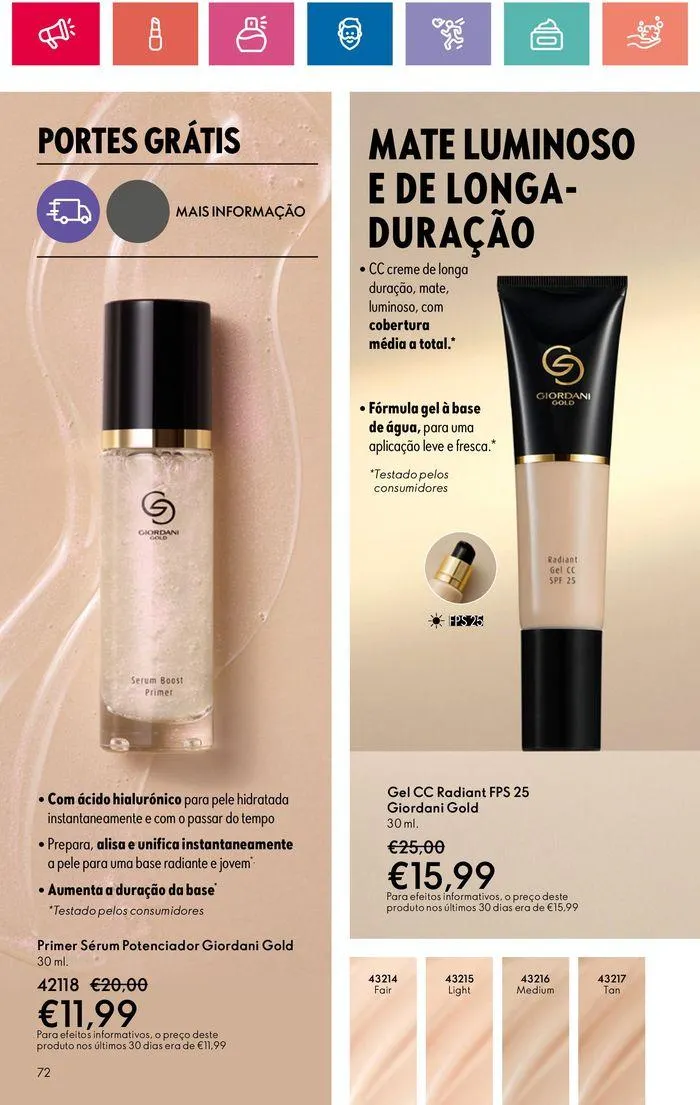 Folheto Folheto Oriflame de 30 de maio até 19 de junho 2024 - Pagina 72