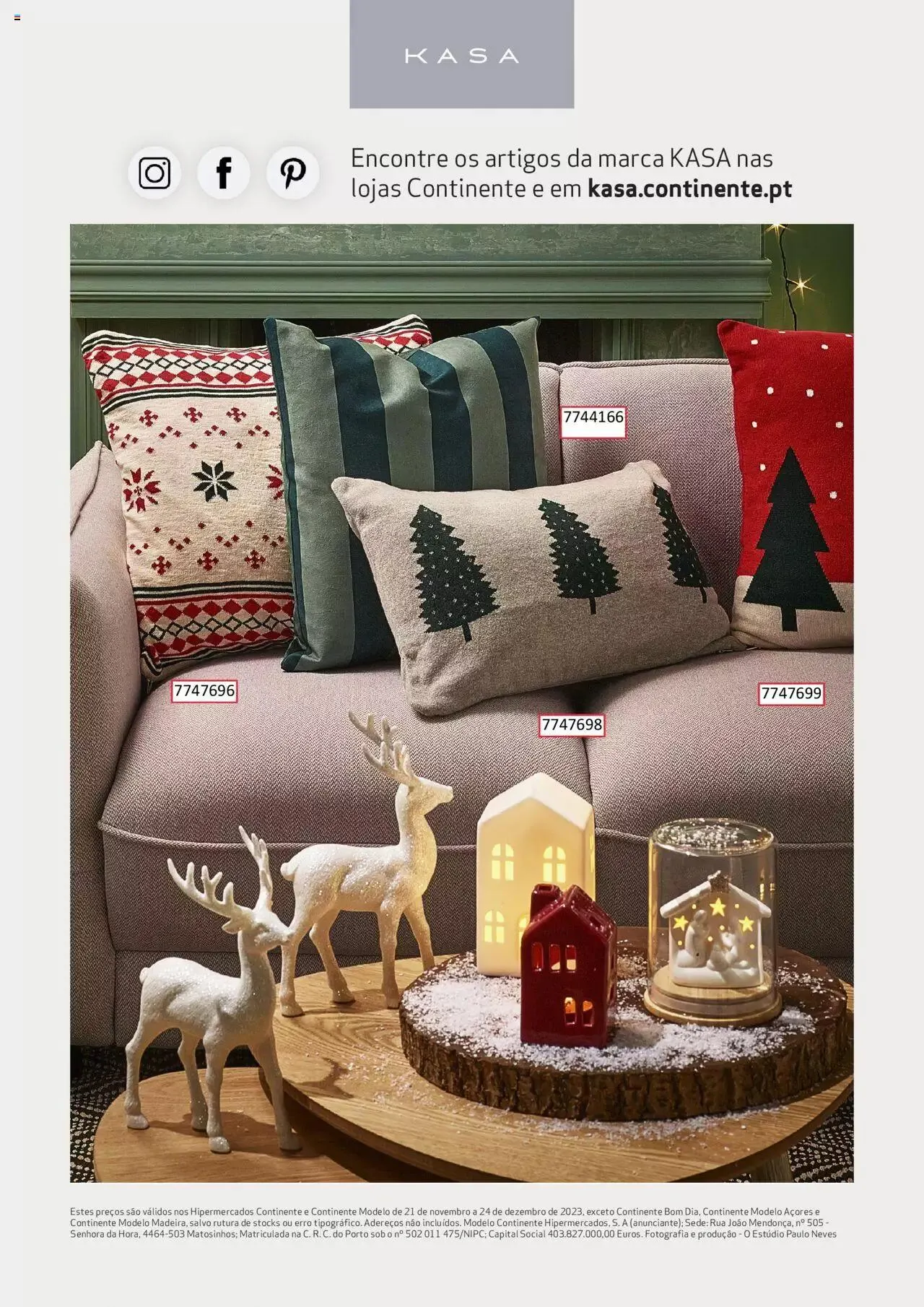 Folheto Continente Kasa Catálogo Kasa Dicas Decoração Natal de 21 de novembro até 24 de dezembro 2023 - Pagina 24