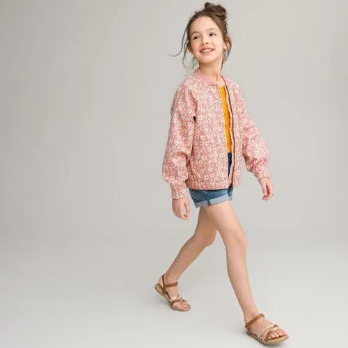 Casaco estampado às flores