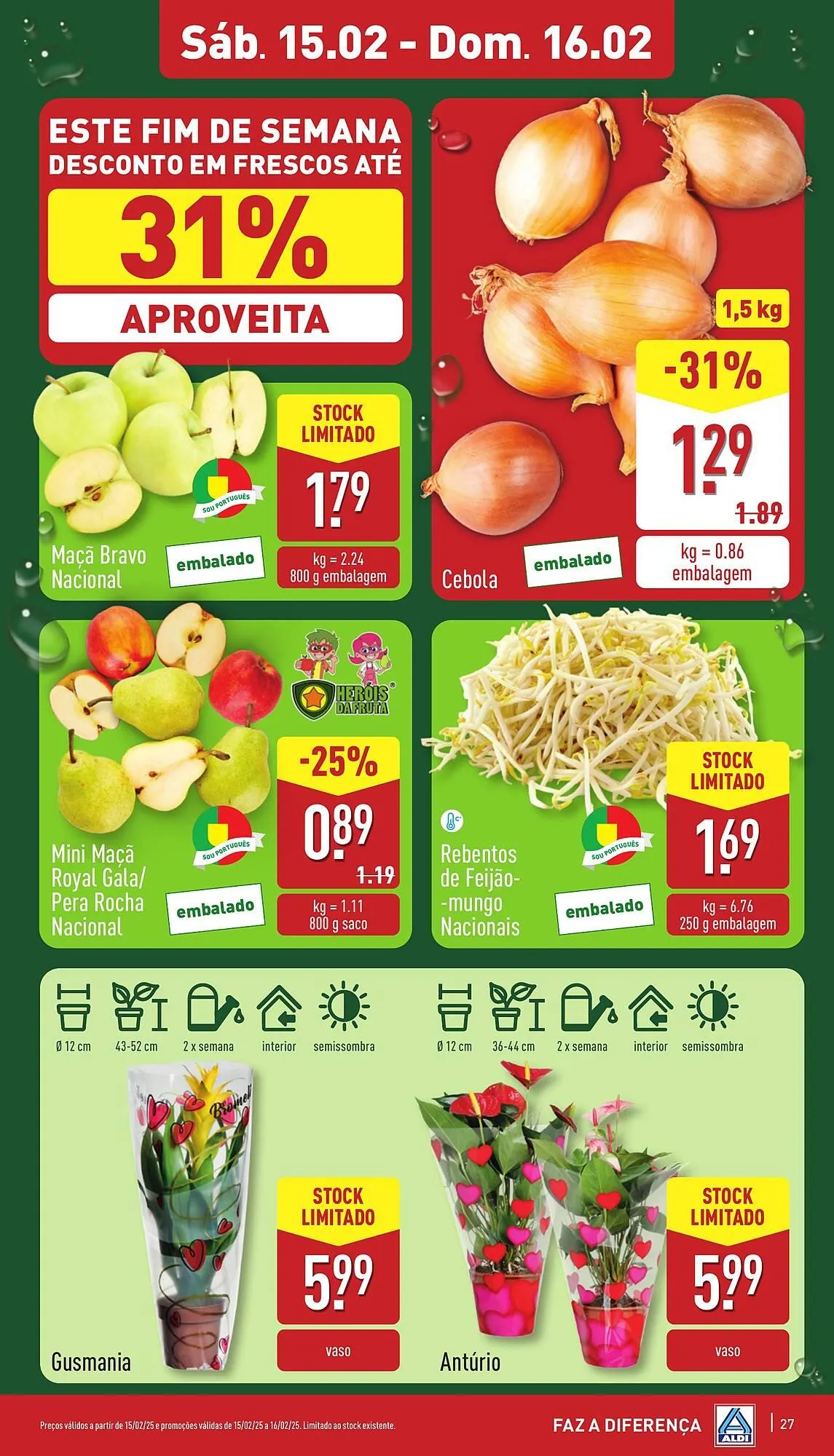 Folheto Folheto ALDI de 12 de fevereiro até 18 de fevereiro 2025 - Pagina 27