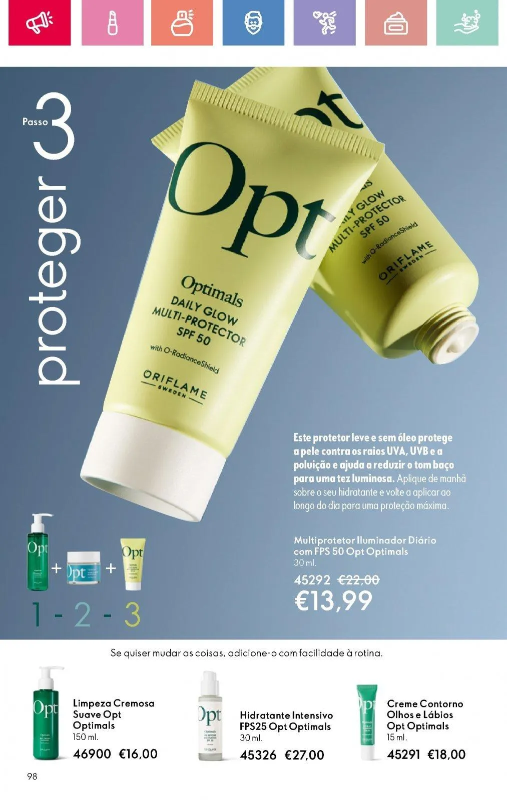 Folheto Folheto de Oriflame até 05.07.2025 de 18 de junho até 5 de julho 2025 - Pagina 98