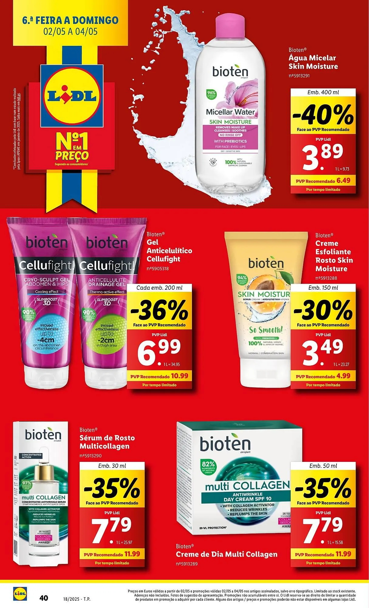 Folheto Folheto Lidl de 28 de abril até 4 de maio 2025 - Pagina 40