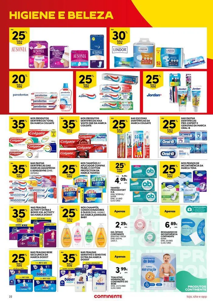 Folheto Continente Bom Dia: É de quem não se poupa de poupar de 8 de agosto até 12 de agosto 2024 - Pagina 22