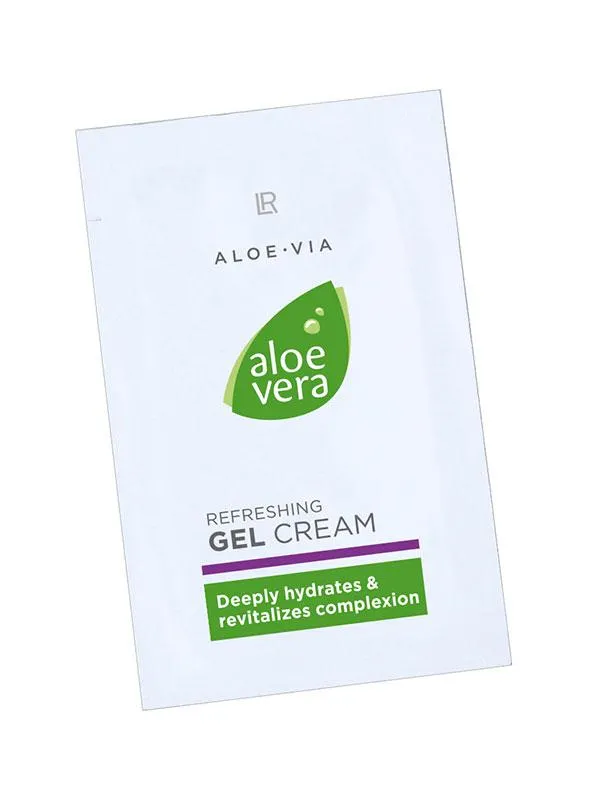 Aloe Via Amostra de Gel Cremoso Refrescante