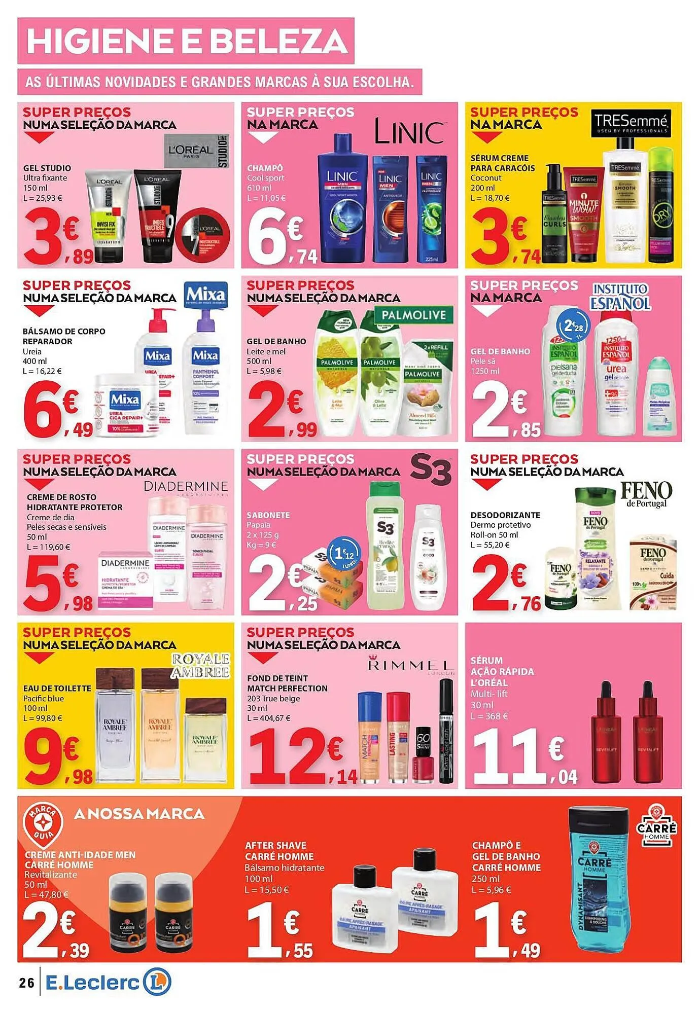 Folheto Folheto E.Leclerc de 12 de março até 18 de março 2026 - Pagina 26