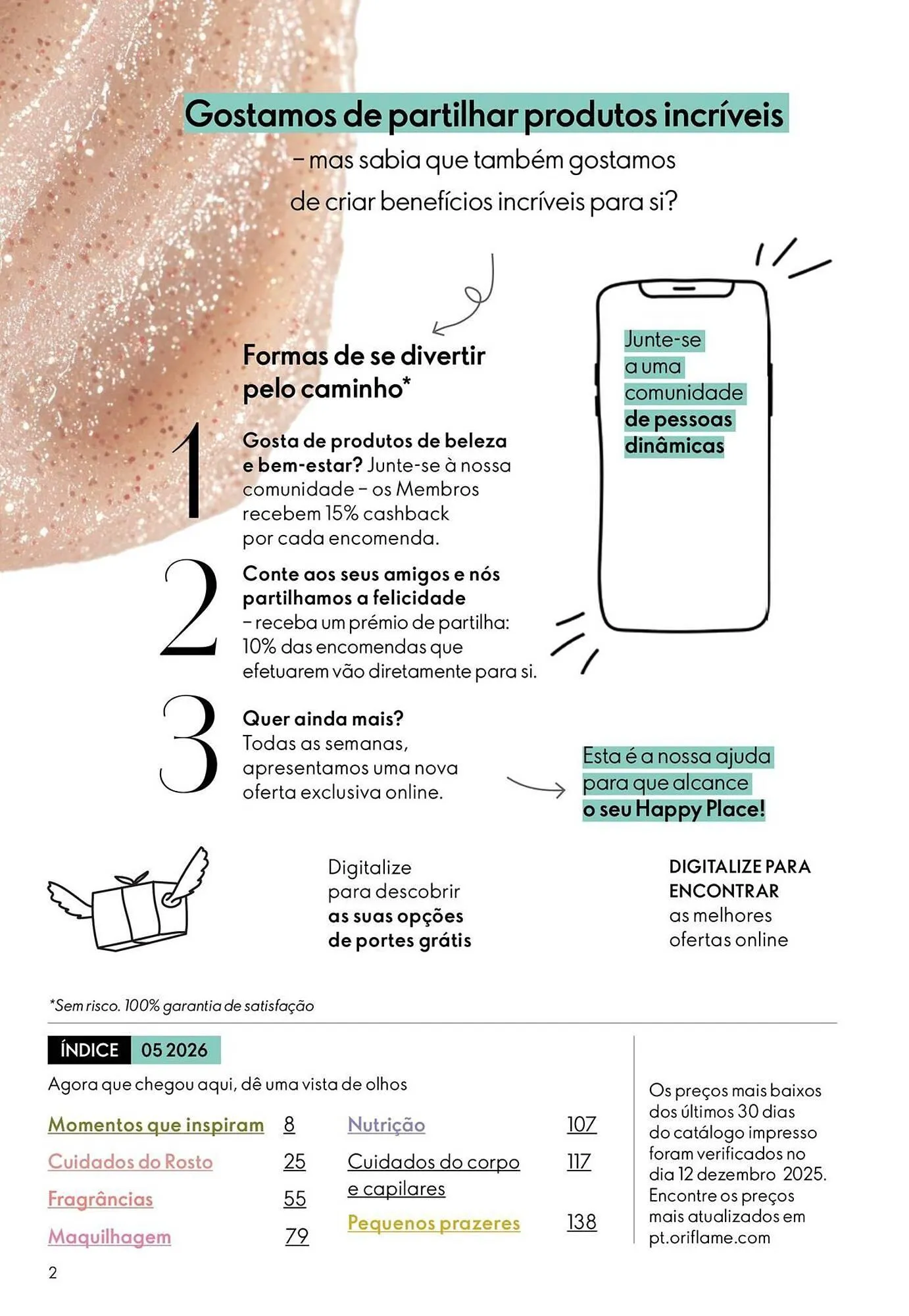 Folheto Catálogo Oriflame de 25 de março até 14 de abril 2026 - Pagina 2