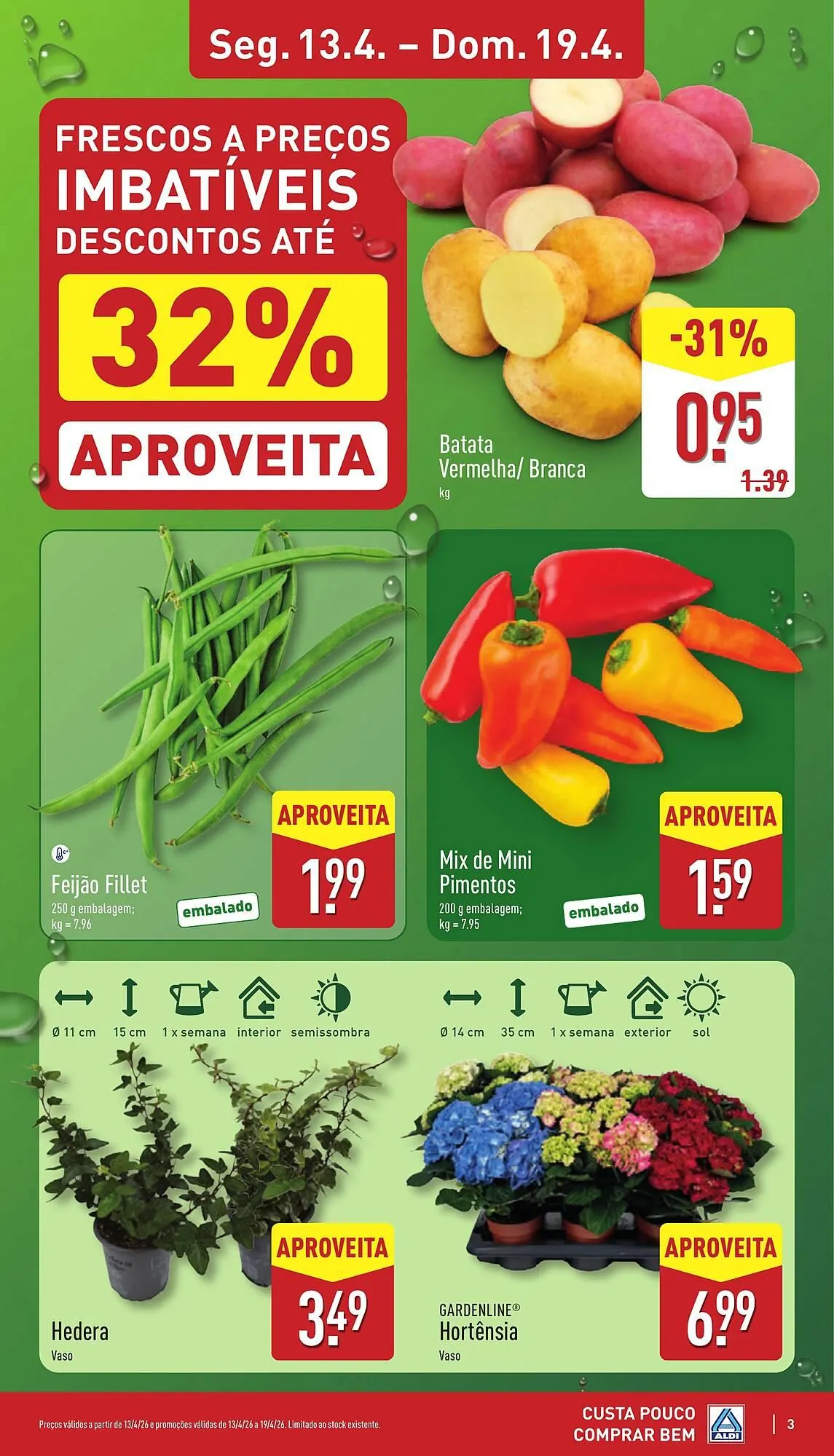 Folheto Folheto ALDI de 13 de abril até 19 de abril 2026 - Pagina 3