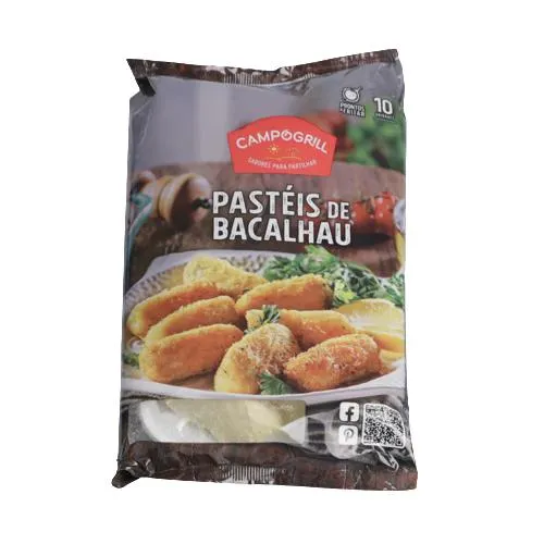 PASTEIS BACALHAU 10UN CAMPOGRILL CG