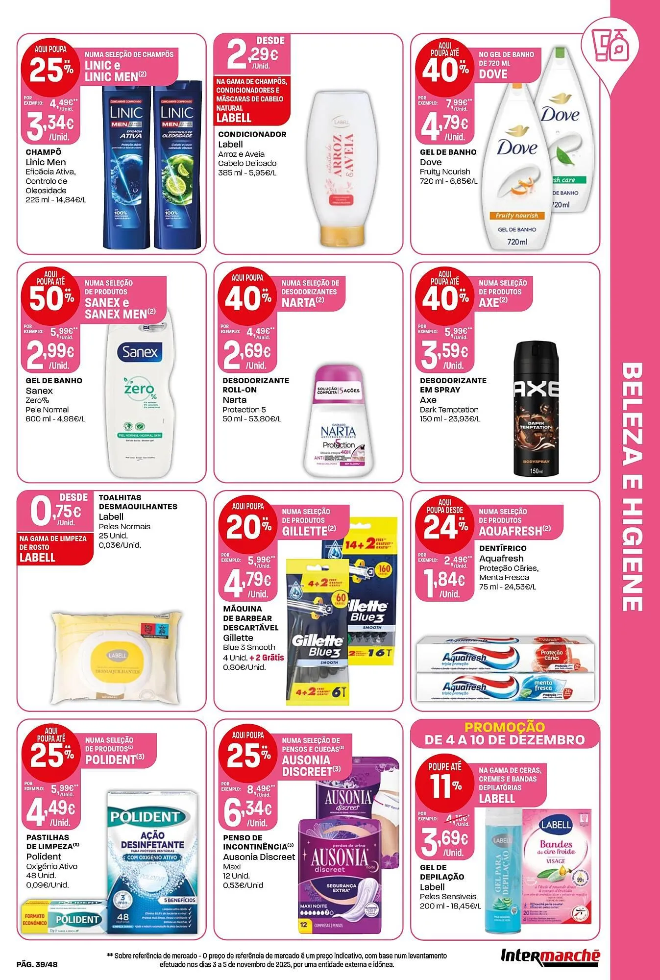 Folheto Folheto Intermarché de 4 de dezembro até 10 de dezembro 2025 - Pagina 39
