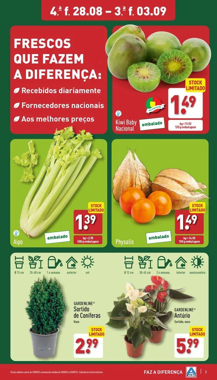 Folheto Frescos a preços imbatíveis de 28 de agosto até 9 de setembro 2024 - Pagina 3