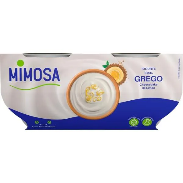 Iogurte Grego de Cheesecake de Limão Pack 4 unidades