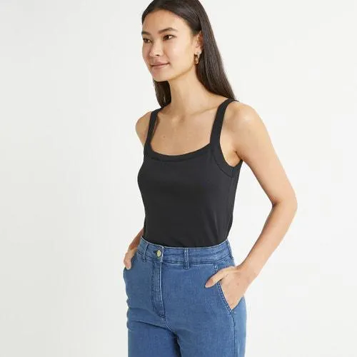 Top, puro algodão penteado