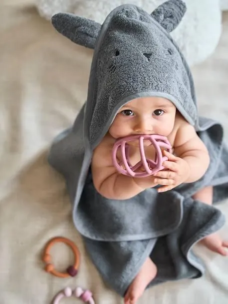 Capa de banho + luva, em algodão bio